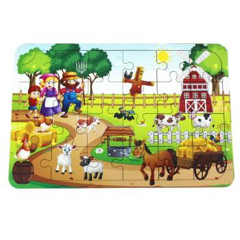 Ahşap Puzzle Çiftlik T5006 - Toysilla