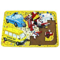 T5005 Ahşap Puzzle Taşıtlar - 2