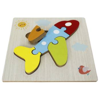 Ahşap Puzzle Uçak T5004 - 3