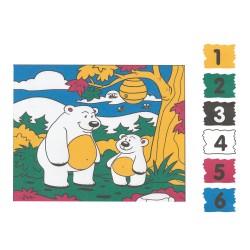 BTS19 Boyama Tuval Sayılı Set 25x35 - 4