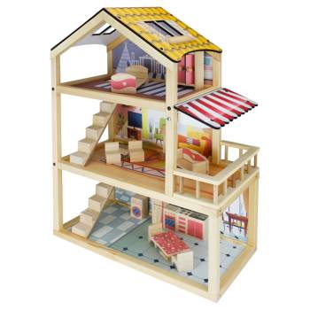 Doğal Ağaç Çocuk Oyun Evi T2003 - Toysilla