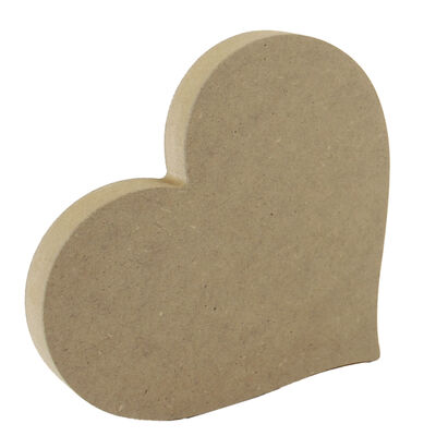 F23 Heart Figure Trinket Wood Object - 2