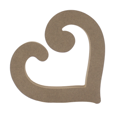 F9 Heart Figure Trinket Wooden Object - 1