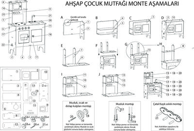 Çocuk Oyun Mutfak Pembe T1001 - 4