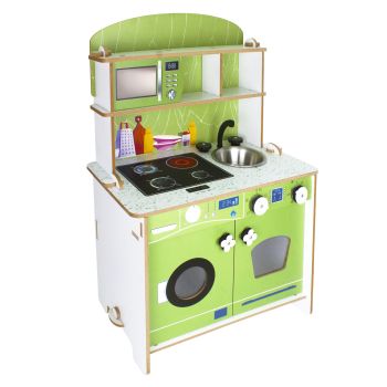 Toysilla - T1025 Toysilla Ahşap Çocuk Mutfağı Yeşil 