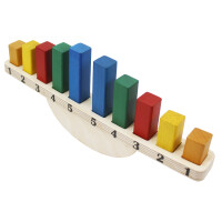 Toysilla Montessori Ahşap Denge ve Terazi Oyunu - T3021 - 3